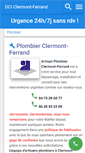 Mobile Screenshot of dci-plombier-63.com